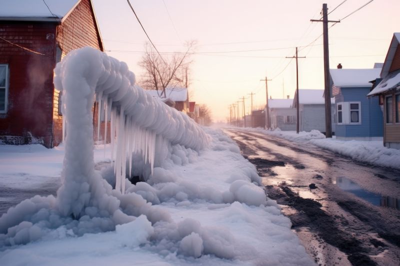 Frozen Pipe Repair detail
